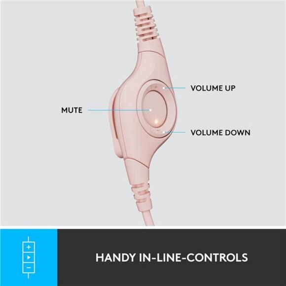 Wired Headset for PC/Laptop, Stereo Headphones with Noise Cancelling Microphone - Picture 4 of 7